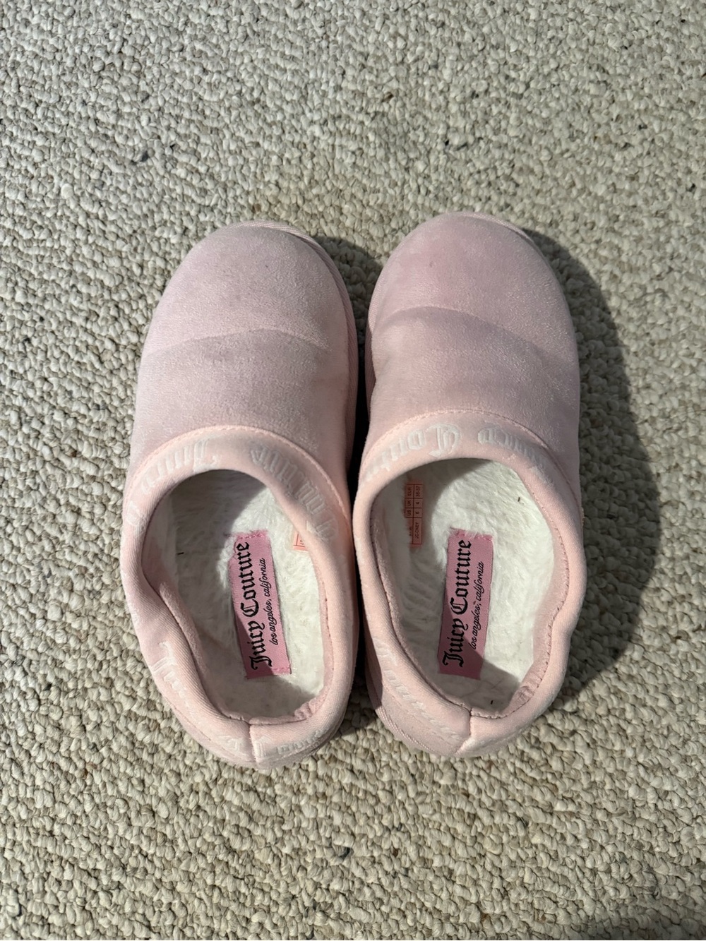 Juicy Couture Pink Slip-On Shoes